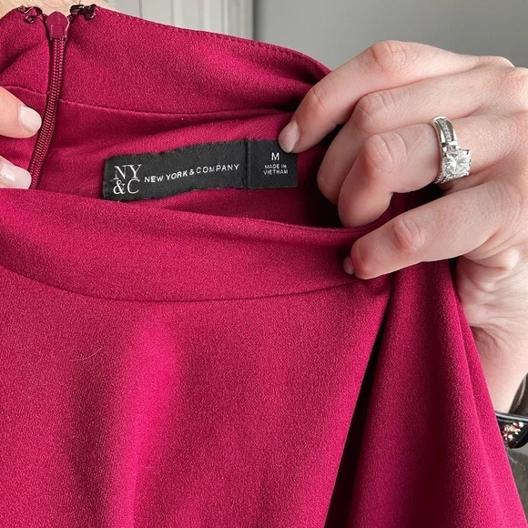 NY & Co Dress with Buttons - Picture 3 of 3